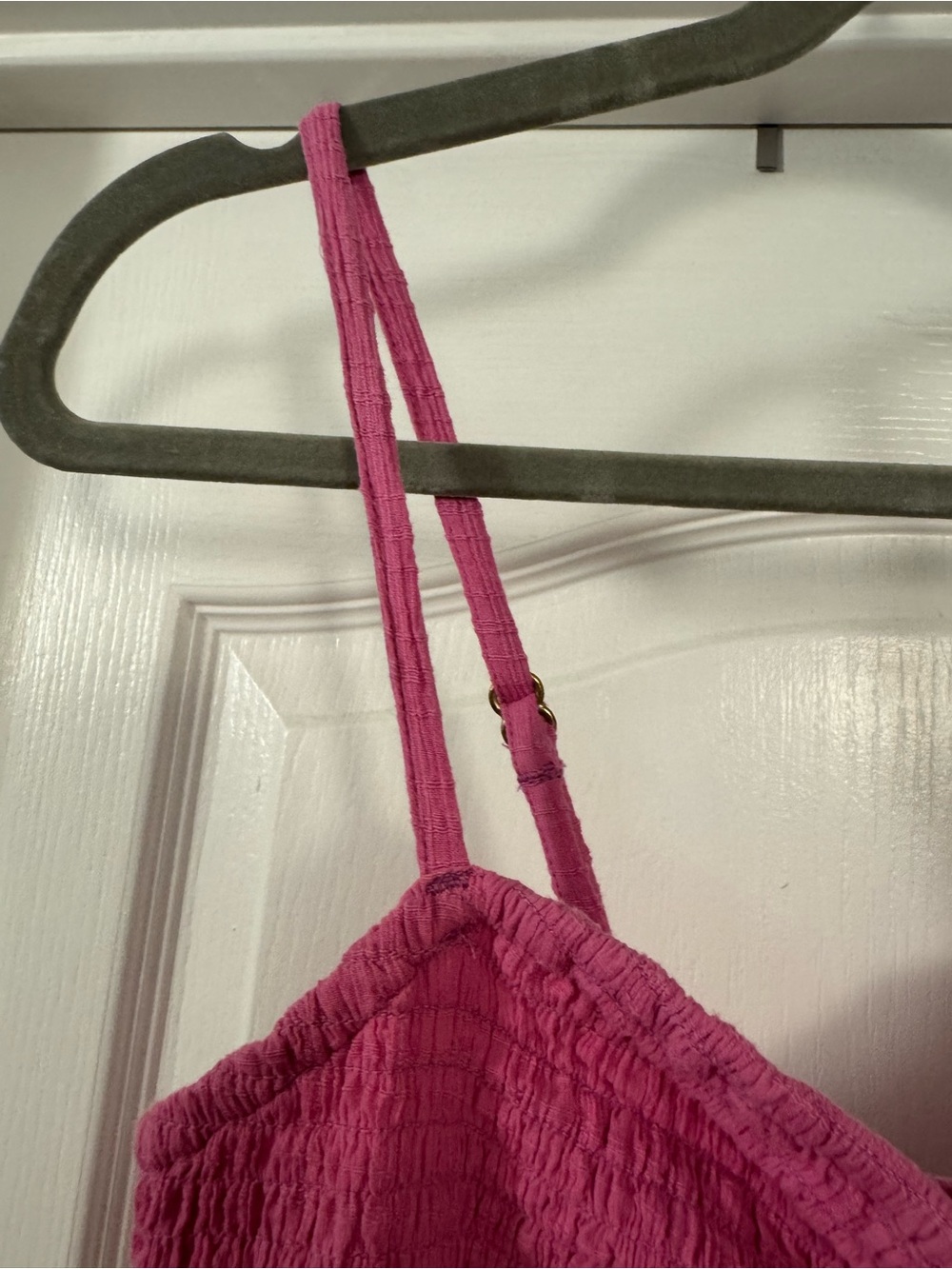 L Space Mallorca Pink Smocked Tiered Maxi Dress - Picture 4 of 15
